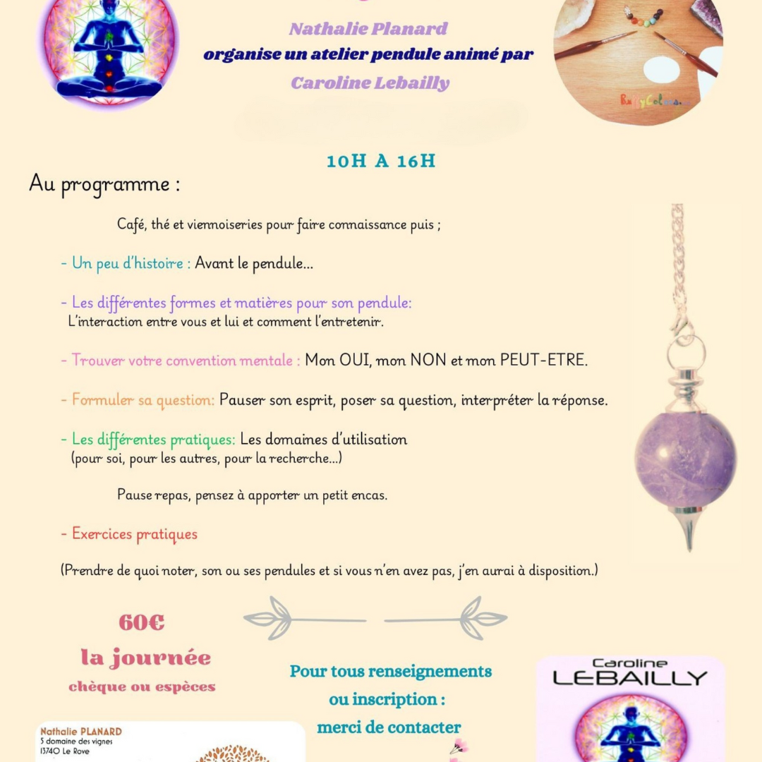 Éveillez votre intuition : Journée d’initiation au pendule