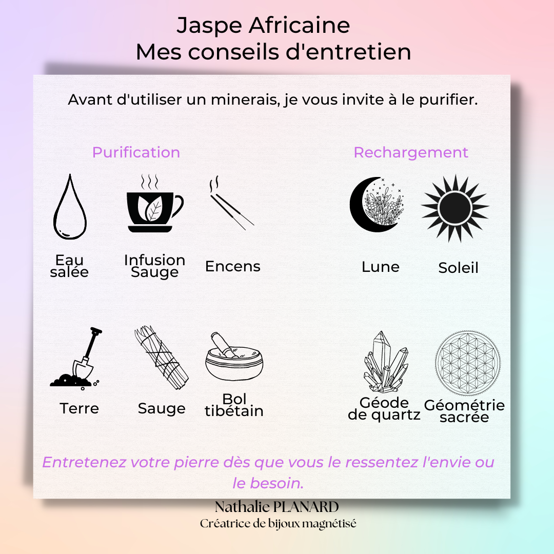 Mémento  : Jaspe Africaine