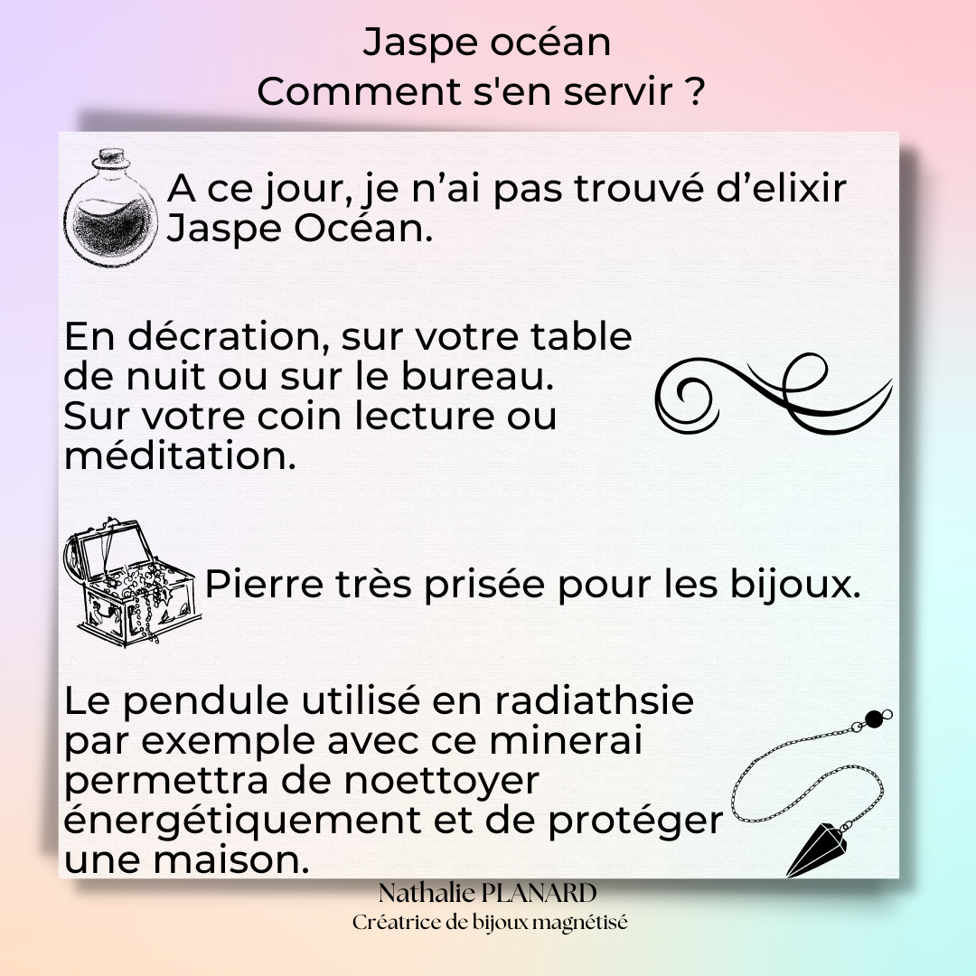 Mémento  : Jaspe océan