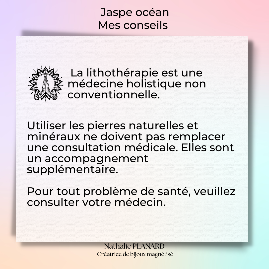 Mémento  : Jaspe océan