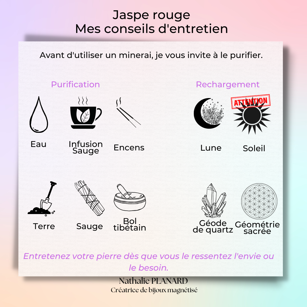 Mémento  : Jaspe rouge