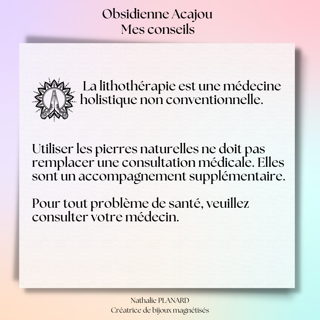 Mémento  : Obsidienne Acajou