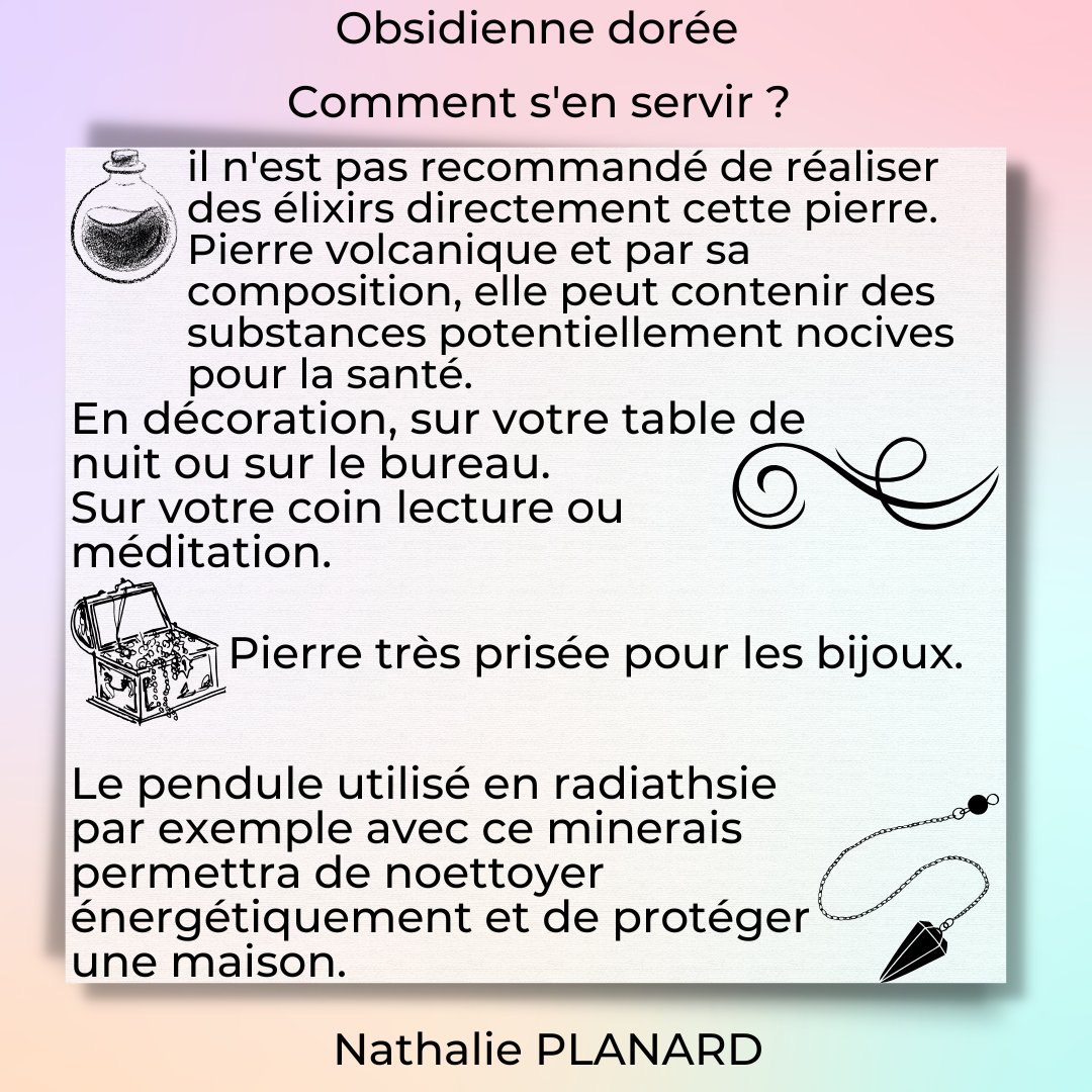 Mémento : Obsidienne dorée