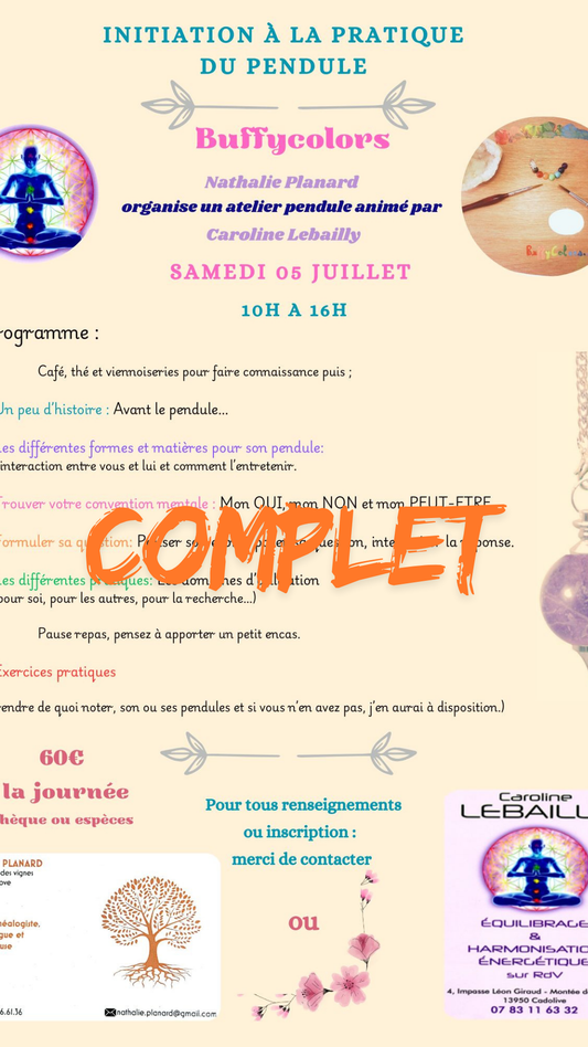 Éveillez votre intuition : Journée d’initiation au pendule