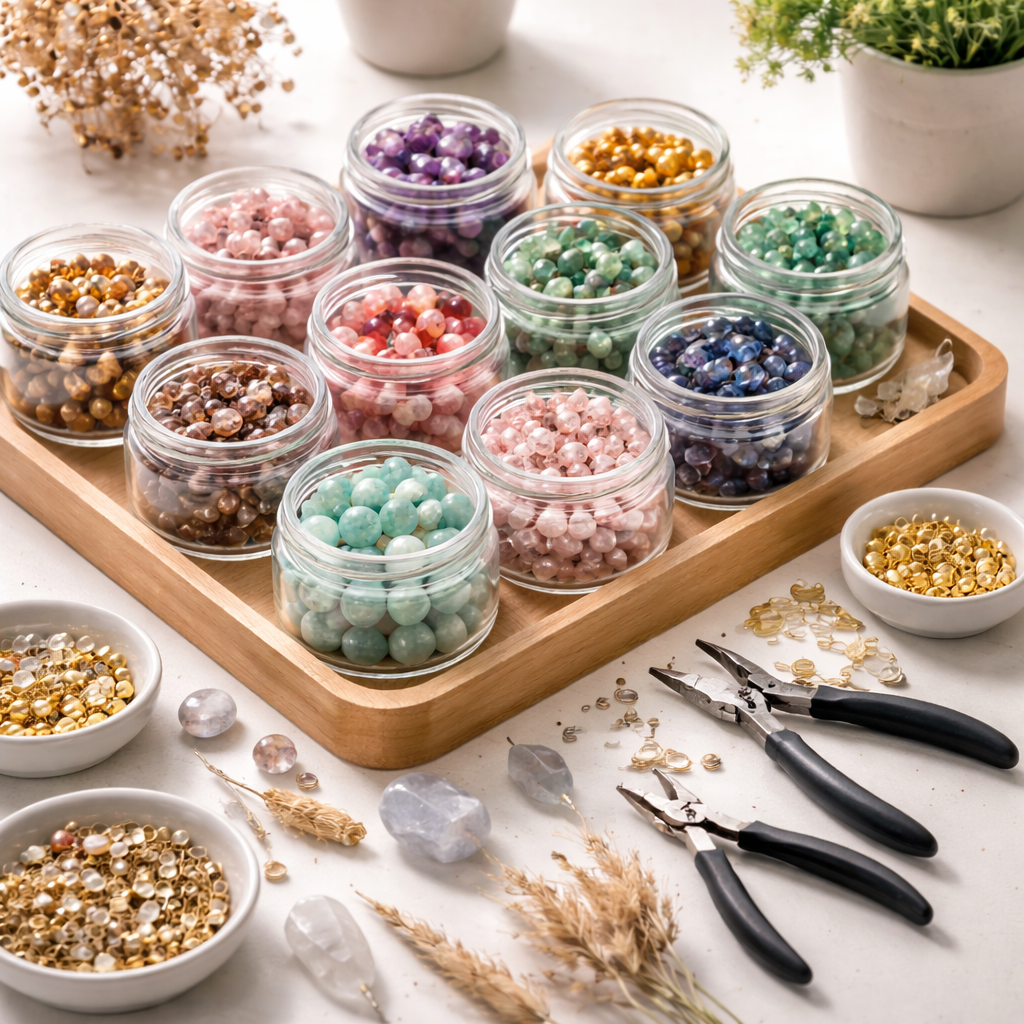 EVJF Atelier créatif bijoux pierres naturelles – Le Bijou de l’Amour