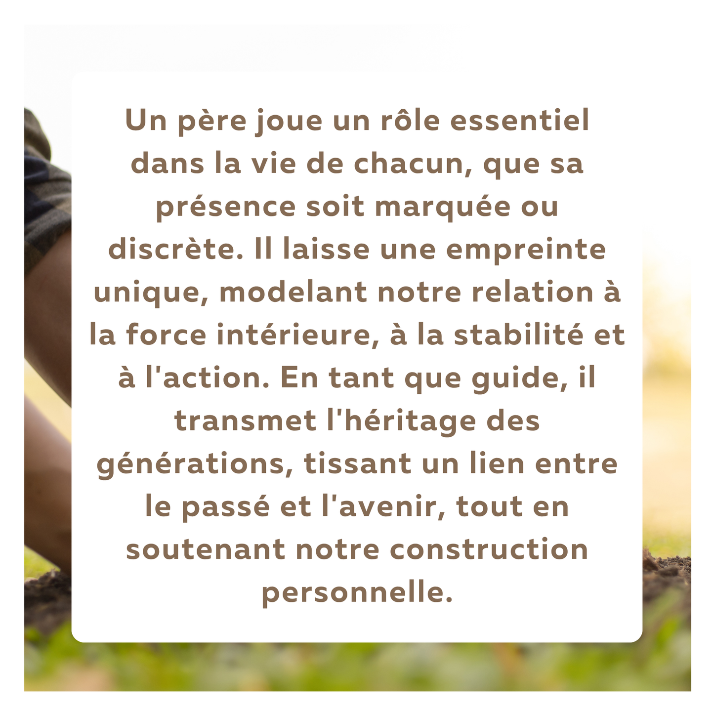 Atelier Le Lien Paternel – Création de bijou énergétique et rituel d’ancrage