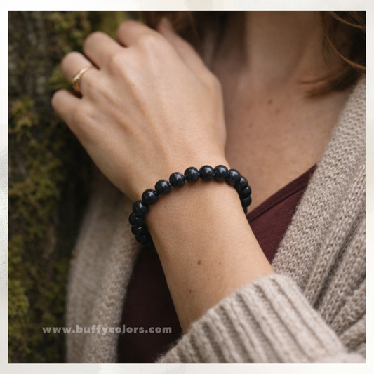 Bracelet Shungite « Le Bouclier de Carélie » – Protection énergétique