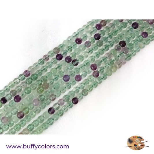 Votre bracelet avec des perles Fluorite pour les Poissons, 6mm