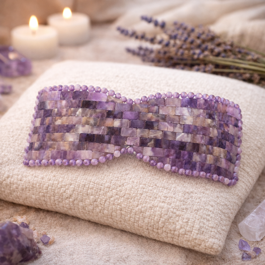 Masque de Méditation en Améthyste Naturelle