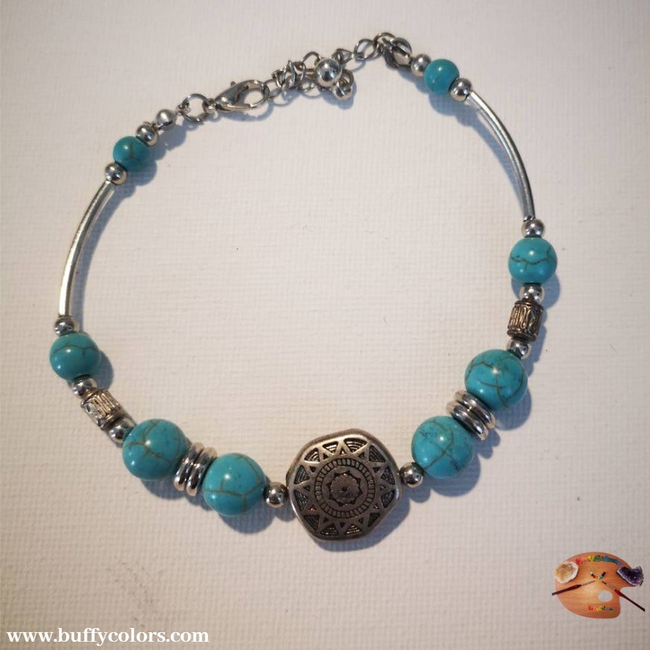 Bracelet howlite turquoise